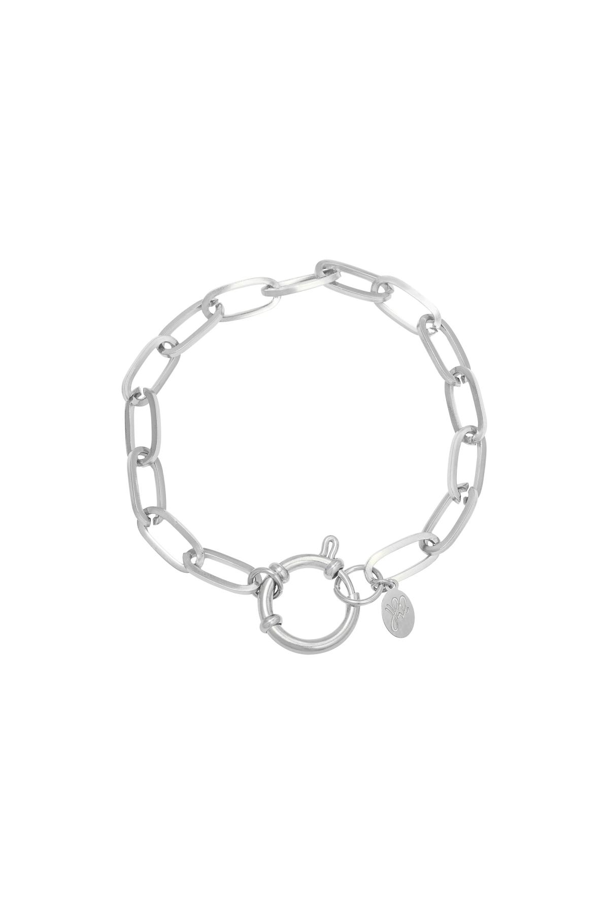 Bracelet Chain Eve Silver Stainless Steel 